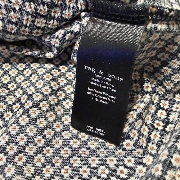 Rag & Bone Shaw Mock Neck Turtleneck Sz S Boho Modern Lightweight - Picture 9 of 11